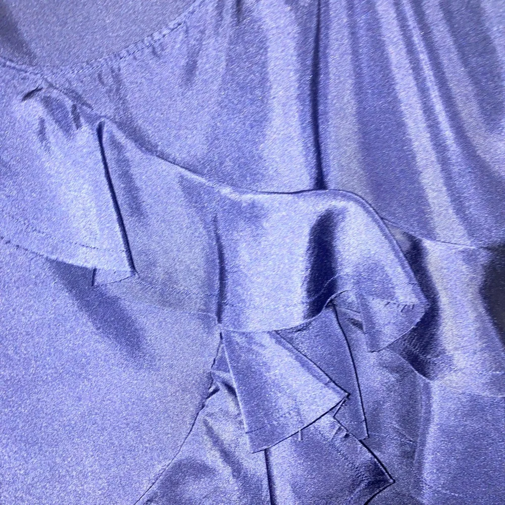 Silk Ruffle Front Tank - Picture 2 of 4